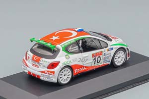 PEUGEOT 207 S2000 #10 NICOLAS VOUILLOZ NICOLAS KLINGER ISTANBUL RALLY 2007, WHITE — фото 2
