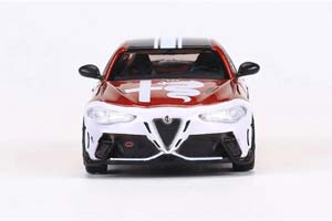 ALFA ROMEO GULIA GTA RED-WHITE / АЛЬФА РОМЕО ДЖУЛИЯ ГТА КРАСНО-БЕЛЫЙ (ДЛИНА 7-10 СМ) — фото 3