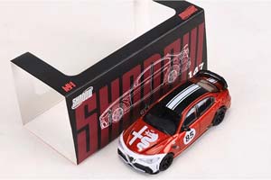 ALFA ROMEO GULIA GTA RED-WHITE / АЛЬФА РОМЕО ДЖУЛИЯ ГТА КРАСНО-БЕЛЫЙ (ДЛИНА 7-10 СМ) — фото 6