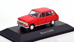 RENAULT 6 1969 RED