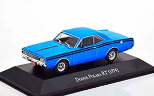 DODGE POLARA RT 1974 BLUE BLACK