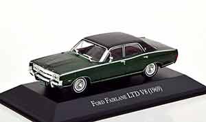 FORD FAIRLANE LTD V8 1969 GREENMETALLIC BLACK