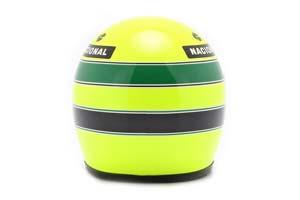 HELMET AYRTON SENNA LOTUS 97T #12 FORMULA 1 1985 / ШЛЕМ АЙРТОНА СЕННЫ ЛОТУС (РАЗМЕРЫ 15 х 11 х 10 см) — фото 4