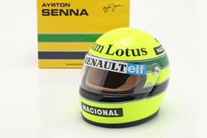 HELMET AYRTON SENNA LOTUS 97T #12 FORMULA 1 1985 / ШЛЕМ АЙРТОНА СЕННЫ ЛОТУС (РАЗМЕРЫ 15 х 11 х 10 см) — фото 5