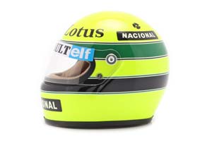 HELMET AYRTON SENNA LOTUS 97T #12 FORMULA 1 1985 / ШЛЕМ АЙРТОНА СЕННЫ ЛОТУС (РАЗМЕРЫ 15 х 11 х 10 см) — фото 2