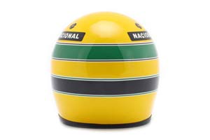 HELMET AYRTON SENNA LOTUS 99T #12 FORMULA 1 1987 / ШЛЕМ АЙРТОНА СЕННЫ ЛОТУС (РАЗМЕРЫ 15 х 11 х 10 см) — фото 4
