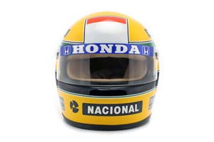 HELMET AYRTON SENNA MCLAREN MP4/4 #12 WORLD CHAMPION 1988 / ШЛЕМ АЙРТОНА СЕННЫ ЧЕМПИОНА МИРА 1988 ГОДА МАКЛАРЕН (РАЗМЕРЫ 15 х 11 х 10 см) — фото 3