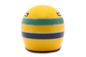 HELMET AYRTON SENNA MCLAREN MP4/4 #12 WORLD CHAMPION 1988 / ШЛЕМ АЙРТОНА СЕННЫ ЧЕМПИОНА МИРА 1988 ГОДА МАКЛАРЕН (РАЗМЕРЫ 15 х 11 х 10 см) — фото 4