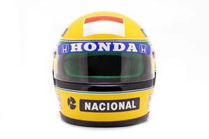 HELMET AYRTON SENNA MCLAREN MP4/5B #27 WORLD CHAMPION 1990 / ШЛЕМ АЙРТОНА СЕННЫ ЧЕМПИОНА МИРА 1990 ГОДА МАКЛАРЕН (РАЗМЕРЫ 15 х 11 х 10 см) — фото 3