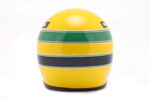 HELMET AYRTON SENNA MCLAREN MP4/5B #27 WORLD CHAMPION 1990 / ШЛЕМ АЙРТОНА СЕННЫ ЧЕМПИОНА МИРА 1990 ГОДА МАКЛАРЕН (РАЗМЕРЫ 15 х 11 х 10 см) — фото 4