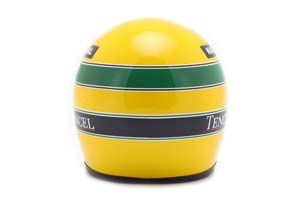 HELMET AYRTON SENNA MCLAREN MP4/8 #8 FORMULA 1 1993 / ШЛЕМ АЙРТОНА СЕННЫ МАКЛАРЕН (РАЗМЕРЫ 15 х 11 х 10 см) — фото 4