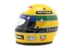 HELMET AYRTON SENNA MCLAREN MP4/8 #8 FORMULA 1 1993 / ШЛЕМ АЙРТОНА СЕННЫ МАКЛАРЕН (РАЗМЕРЫ 15 х 11 х 10 см) — фото 2