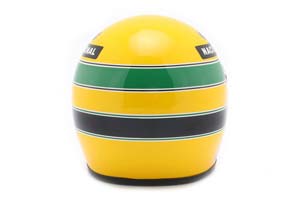 HELMET AYRTON SENNA WILLIAMS FW16 #2 FORMULA 1 1994 / ШЛЕМ АЙРТОНА СЕННЫ ВИЛЬЯМС (РАЗМЕРЫ 15 х 11 х 10 см) — фото 4