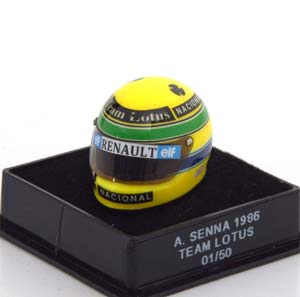 МОДЕЛЬ ШЛЕМА LOTUS HELM DRIVER: SENNA 1986 — фото 1