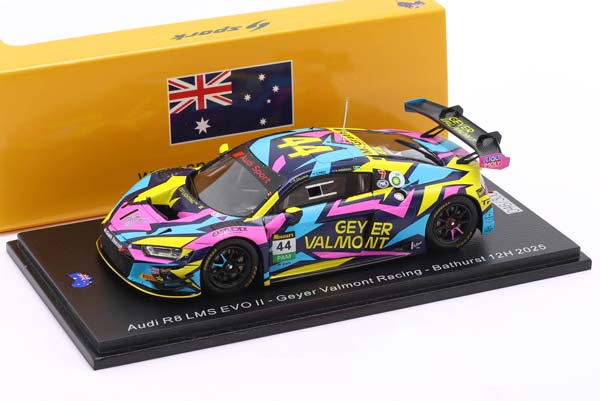 AUDI R8 LMS EVO II #44 12H BATHURST 2025 GEYER VALMONT RACING / АУДИ R8 ЛМС ЭВО 2 12 ЧАСОВ БАТЕРСТ ГЕЙЕР ВАЛМОНТ — фото 3