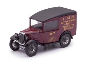 AUSTIN SEVEN RN VAN LMS 1932 КРАСНЫЙ С ЧЕРНЫМ