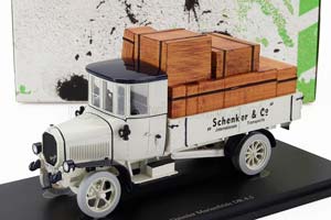 DAIMLER MARIENFELDE DR 4-5 DZ SCHENKER БОРТОВОЙ С ГРУЗОМ, БЕЛЫЙ