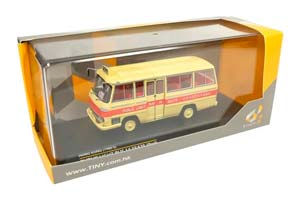 NISSAN ECHO PUBLIC LIGHT BUS 14 SEATS 1969 (HONG KONG 1980) / НИССАН ЕЧО ПУБЛИК СВЕТЛЫЙ МИКРОАВТОБУС 14 СИЦ ХОНГ КОНГ БЕЖЕВЫЙ — фото 2