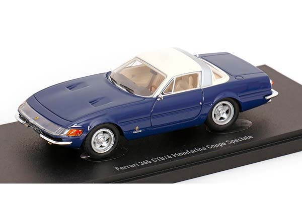 FERRARI 365 GTB/4 PININFARINA COUPE SPECIALE 1969 BLUE WHITE / ФЕРРАРИ 365 GTB/4 СПЕЦИАЛЬНОЕ КУПЕ ПИНИНФАРИНА 1969 СИНИЙ С БЕЛЫМ