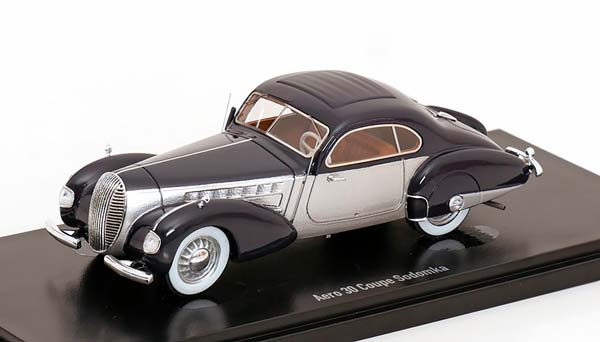 AERO 30 COUPE SODOMKA 1936 DARK BLUE / SILVER / АЭРО 30 КУПЕ СОДОМКА ТЕМНЫЙ СИНИЙ СЕРЕБРИСТЫЙ ТЕМНО