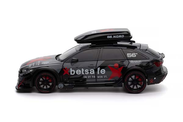 AUDI RS6 AVANT BETSAFE 2025 GREY / АУДИ RS6 АВАНТ BETSAFE 2025 С БАГАЖНИКОМ СЕРЫЙ (БЕЗ УПАКОВКИ) — фото 8