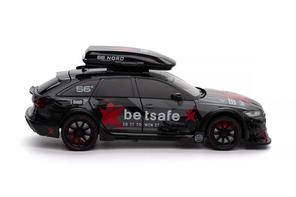 AUDI RS6 AVANT BETSAFE 2025 GREY / АУДИ RS6 АВАНТ BETSAFE 2025 С БАГАЖНИКОМ СЕРЫЙ (БЕЗ УПАКОВКИ) — фото 9