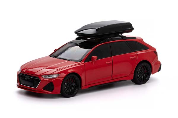 AUDI RS6 SPORT WAGON 2025 RED / АУДИ RS6 СПОРТИВНЫЙ УНИВЕРСАЛ 2025 КРАСНЫЙ (БЕЗ УПАКОВКИ)