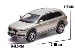 AUDI Q7 FSI QUATTRO 2008 GOLDEN / АУДИ КЬЮ7 ФСИ КВАТТРО ЗОЛОТИСТЫЙ (ДЛИНА 7-10 СМ) — фото 2