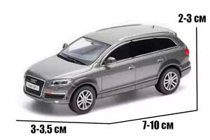 AUDI Q7 FSI QUATTRO 2008 GREY / АУДИ КЬЮ7 ФСИ КВАТТРО СЕРЫЙ (ДЛИНА 7-10 СМ) — фото 2