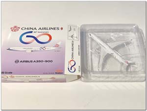 AIRBUS INDUSTRIES A350-941 CHINA AIRLINES B-18917 (ДЛИНА 16,30 СМ) — фото 3