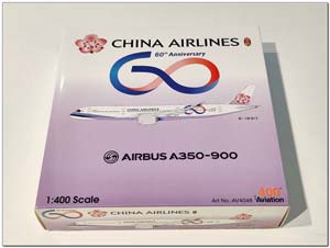 AIRBUS INDUSTRIES A350-941 CHINA AIRLINES B-18917 (ДЛИНА 16,30 СМ) — фото 4