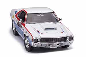 AMC AMX COUPE S/S 1969 KIM NAGEL БЕЛЫЙ С КРАСНЫМ И СИНИМ — фото 13