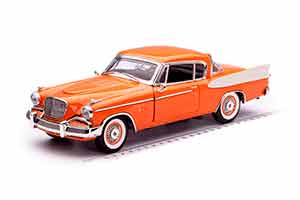 STUDEBAKER GOLD HAWK 1957 МЕДНЫЙ МЕТАЛЛИК С БЕЛЫМ
