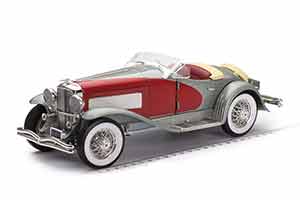 DUESENBERG SSJ 1935 СЕРЕБРИСТЫЙ С КРАСНЫМ