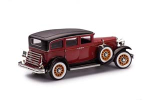 PEERLESS MASTER 8 SEDAN 1931 КРАСНЫЙ С ЧЕРНЫМ — фото 2