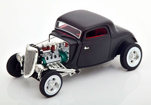 FORD 3-WINDOW COUPE 1934 MATT-BLACK