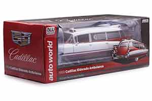 CADILLAC ELDORADO AMBULANCE 1959 WHITE RED — фото 13