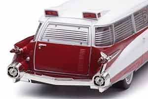 CADILLAC ELDORADO AMBULANCE 1959 WHITE RED — фото 15