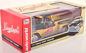 CHEVROLET 3100 PICKUP STEPSIDE 1957 LIGHTBROWN BLACK — фото 5