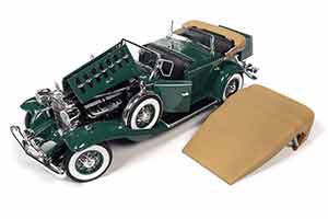 CADILLAC V16 PHAETON 1932 ТЕМНО-ЗЕЛЕНЫЙ — фото 14