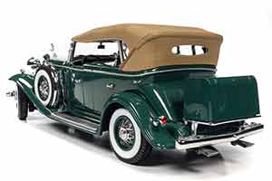 CADILLAC V16 PHAETON 1932 ТЕМНО-ЗЕЛЕНЫЙ — фото 2