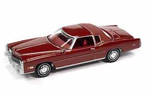 CADILLAC ELDORADO 1975 FIRETHORN POLY WITH FLAT DARK RED (БОРДОВЫЙ) (ДЛИНА МОДЕЛИ 6-10 СМ) — фото 5