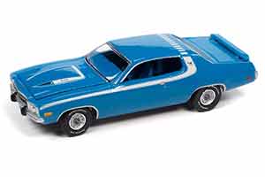 PLYMOUTH ROAD RUNNER 1973 BASIN STREET BLUR (СИНИЙ) (ДЛИНА МОДЕЛИ 6-10 СМ) — фото 4