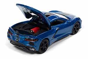 CHEVROLET CORVETTE C8 2020 ELKHART LAKE BLUE (СИНИЙ МЕТАЛЛИК) (ДЛИНА МОДЕЛИ 6-10 СМ) — фото 5