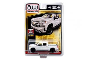 CHEVROLET SILVERADO LTZ Z71 (2019), WHITE (ДЛИНА МОДЕЛИ 6-10 СМ)