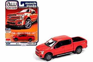 FORD F-150 2018 RACE RED (КРАСНЫЙ) (ДЛИНА МОДЕЛИ 6-10 СМ)