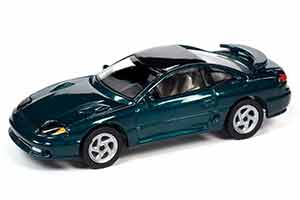 DODGE STEALTH R/T TWIN TURBO 1992 EMERALD GREEN WITH BLACK ROOF (ЗЕЛЕНЫЙ С ЧЕРНЫМ) (ДЛИНА МОДЕЛИ 6-10 СМ) — фото 1