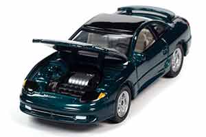 DODGE STEALTH R/T TWIN TURBO 1992 EMERALD GREEN WITH BLACK ROOF (ЗЕЛЕНЫЙ С ЧЕРНЫМ) (ДЛИНА МОДЕЛИ 6-10 СМ) — фото 2