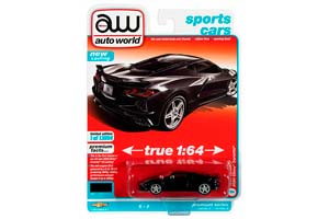 CHEVROLET CHEVY CORVETTE C8 BLACK (ДЛИНА МОДЕЛИ 6-10 СМ) — фото 3