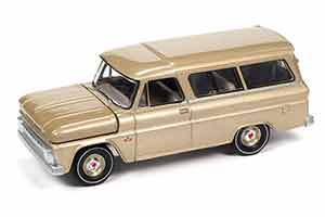 CHEVROLET SUBURBAN 1966 SABBLE POLY (ЗОЛОТИСТЫЙ) (ДЛИНА МОДЕЛИ 6-10 СМ)